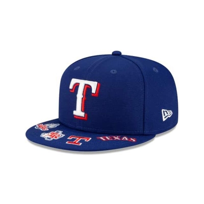 Texas Rangers Gorra | New Era MLB Visor Hit 59fifty Fitted Cap Mexico - Azules
